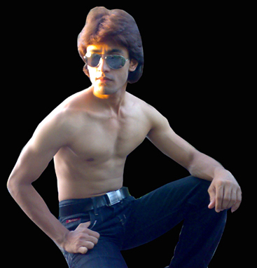  Model bintang Rajkumar's Shirtless body