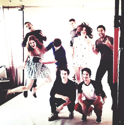  Tyler and Teen wolf Cast