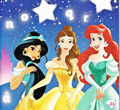  Walt Disney picha - Princess Jasmine, Princess Belle & Princess Ariel