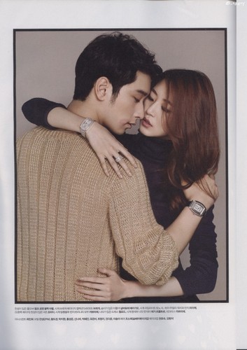  Chansung with 9 different women for 'L'Officiel Hommes'