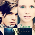 Christian and Lissa - the-vampire-academy-blood-sisters fan art