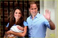Duke and Duchess of Cambridge leaving St. Mary hospital with their new born baby (23th July 2013) - prince-william-and-kate-middleton photo
