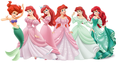 Evolution of Ariel in DP Merch - disney-princess photo