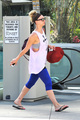 Heading to the gym for a workout in West Hollywood - kaley-cuoco photo