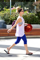 Heading to the gym for a workout in West Hollywood - kaley-cuoco photo