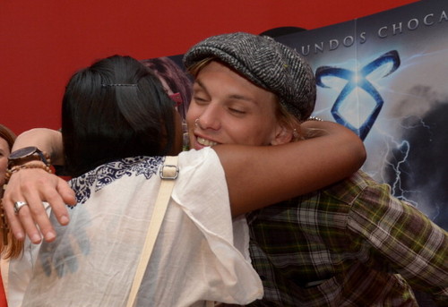 Jamie Campbell Bower at ‘MORTAL INSTRUMENTS’ fan event in Barcelona (June 27, 2013)