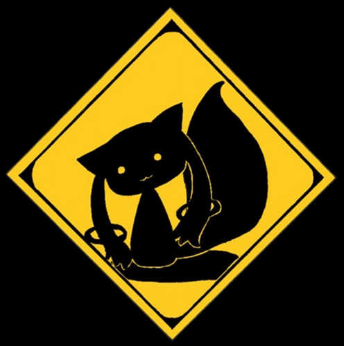  Kyubey Caution Sign