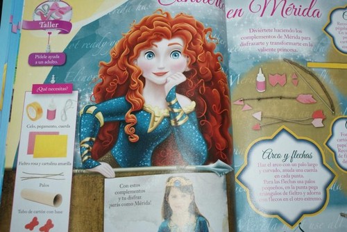  Merida in Spanish डिज़्नी Princess magazine