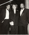 Michael With Quincy Jones And Former Wife, Peggy Lipton - michael-jackson photo