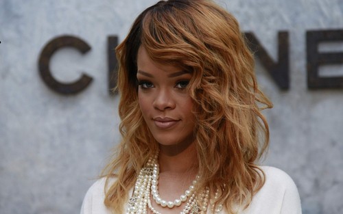 Rihanna attends Chanel show