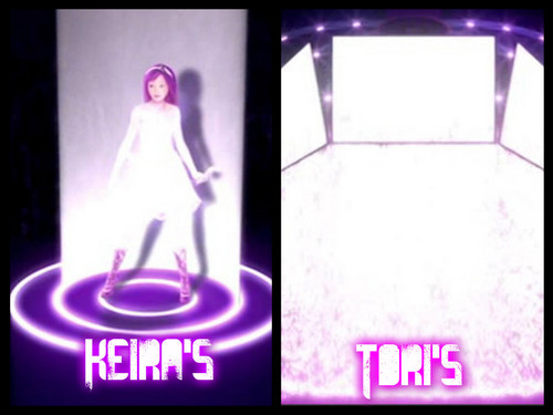 The difference between Keira's and Tori's Here I Am