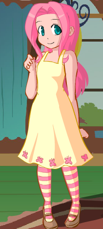  fluttershy ready for a party