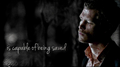 "Anybody capable of love is capable of being saved" - klaus-and-caroline fan art