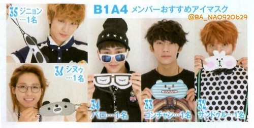  [SCANS] B1A4 for ‘MYOJO’ japón Magazine September 2013 Issue 13