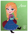 Anna - frozen fan art