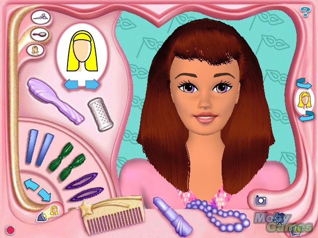 Free Download Game Barbie Magic Hairstyler