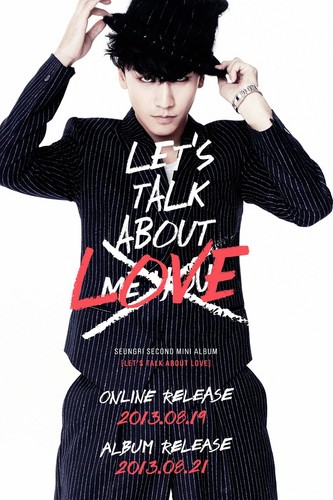  Big Bang's Seungri 'Let's Talk About Love' teaser image and tracklist!