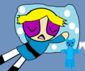 Boomer sleeping with his tooth and doll - powerpuff-girls-and-rowdyruff-boys fan art