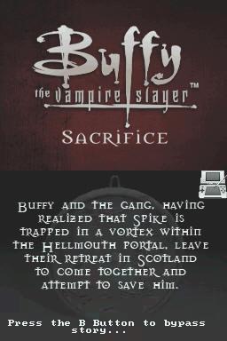  Buffy the Vampire Slayer: Sacrifice