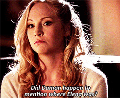 Caroline tells Stefan about Damon and Elena, 4x09 