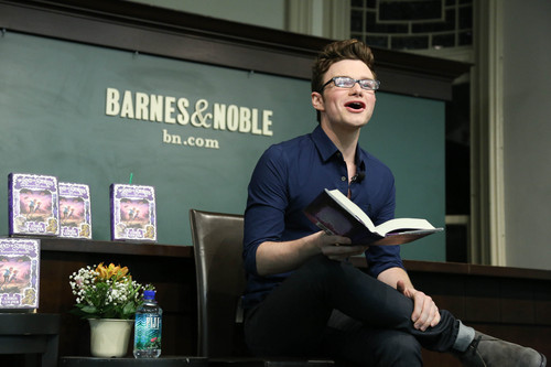 Chris Colfer at the book tour
