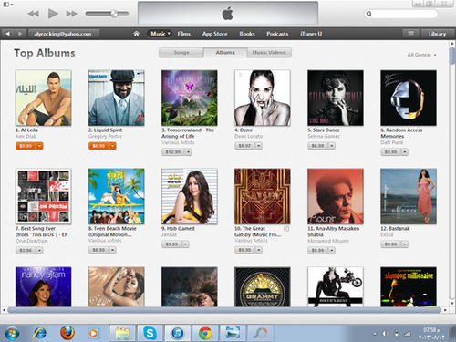  DEMI IS #4 ON ITUNES IN EGYPT