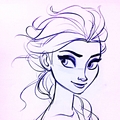 Disney Princess Sketches - Princess Elsa - disney-princess photo