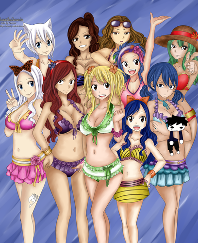  Fairy Tail Girls!<3