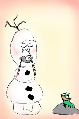 Frozen vs. Tangled: Pascal and Olaf