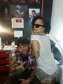 Gaga at a tattoo studio in Chicago (Aug. 9) - lady-gaga photo