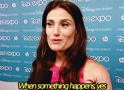  Idina Menzel talking about her character in Frozen