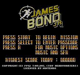 James Bond Jr. (video game)