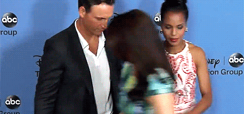  Kerry Washington, Tony Goldwyn and Bellamy Young attend the Дисней ABC Summer Press Tour