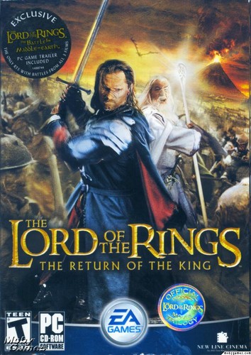  LOTR: Return of the King - PC game cover (Front)