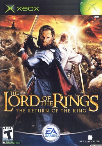  LOTR: Return of the King - Xbox game cover (Front)