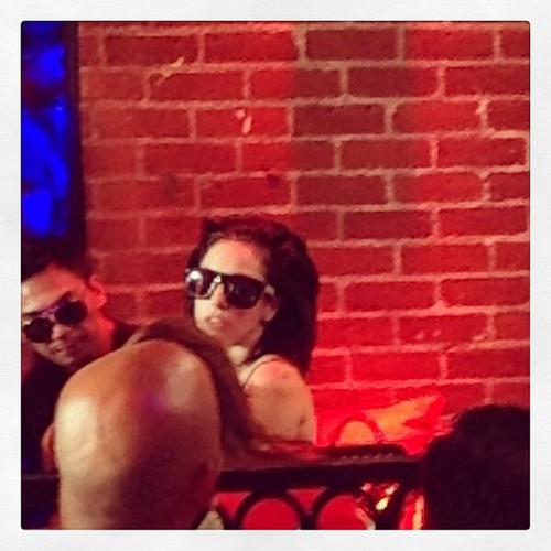  Lady Gaga at a bar in Los Angeles (Aug. 11)