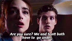 Lydia, you go with Stiles.