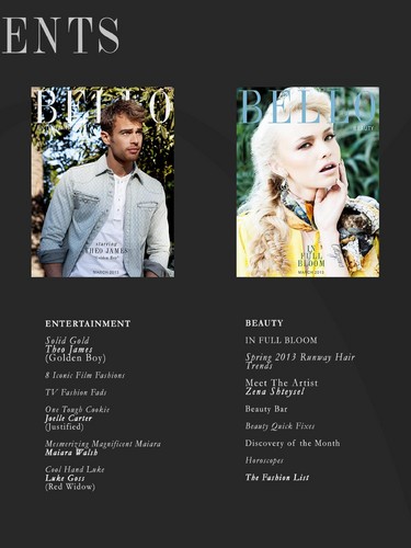  Magazine scans: Bello (March 2013)
