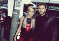 Miley with Liam at the Paranoia L.A. Premiere - miley-cyrus photo