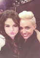 Miley with Selena - miley-cyrus photo