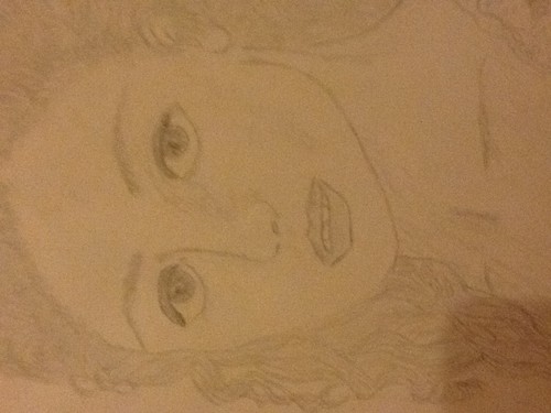  My drawing of Emmy Rossum as Christine