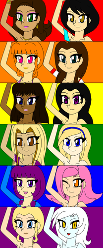  Sah-May-Ach Ve M'shu-Gah Girls! (Rainbow)