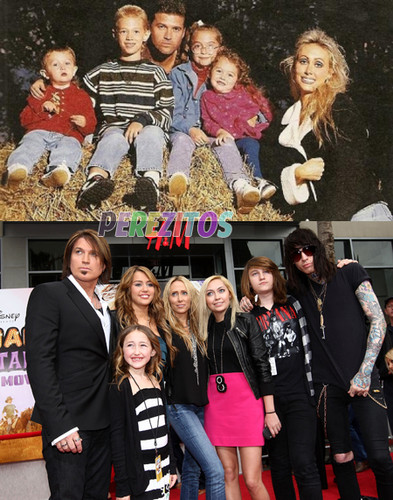  miley cyrus whole family♥
