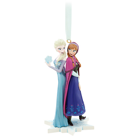  Anna and Elsa Ornament - La Reine des Neiges from Disney Store