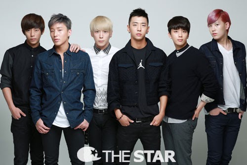  B.A.P for The star, sterne Korea