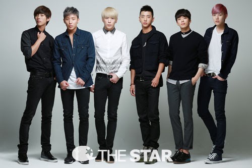  B.A.P for The star, sterne Korea