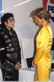 Diana And Michael Jackson Backstage Back In 1988 - princess-diana photo