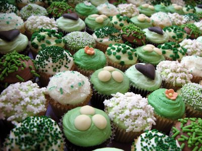  Green koekje, cupcake