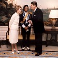MJ and the Reagans - michael-jackson photo