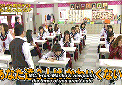 Mariko doesn’t discuss with cute girls